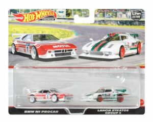 2-pack BMW M1 Procar & Lancia Stratos Group 5 - Hot Wheels 1:64