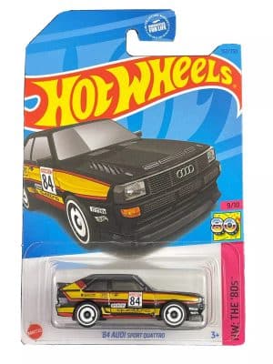 Audi Quattro Sport 1984 svart - Hot Wheels 1:64