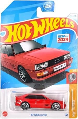 Audi Quattro 1987 röd - Hot Wheels 1:64