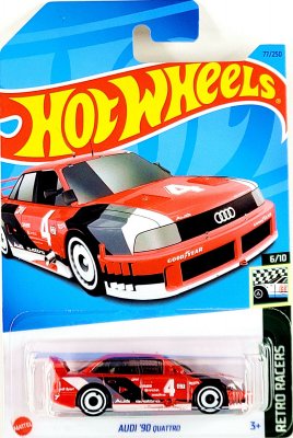 Audi Quattro 1990 röd - Hot Wheels 1:64