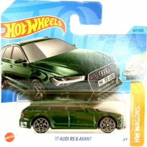 Audi RS 6 Avant 2017 grön - Hot Wheels 1:64