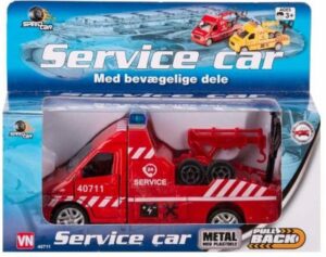 Bärgningsbil röd 13cm