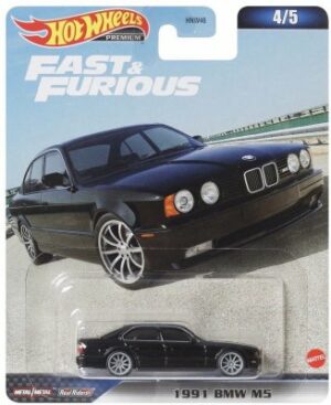 BMW M5 1991 svart - Hot Wheels 1:64