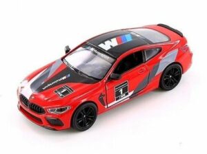 BMW M8 Competition röd - skala 1:38