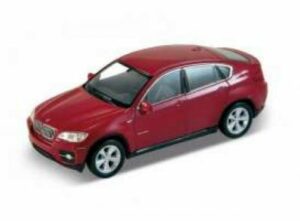 BMW X6 röd - skala 1:34-39