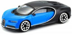Bugatti Chiron - blå - skala 1:43