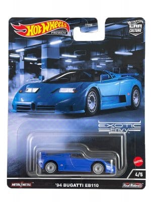Bugatti EB110 1994 blå - Hot Wheels 1:64