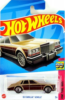 Cadillac Seville 1982 brun/röd- Hot Wheels 1:64