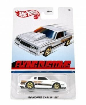 Chevrolet Monte Carlo 1986 vit (Flying Customs) - Hot Wheels 1:64