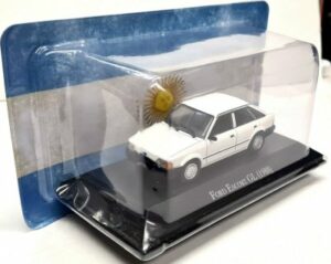 Ford Escort GL 1988 vit - skala 1:43