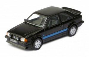 Ford Escort Mk 3 RS Turbo 1984 svart - skala 1:43
