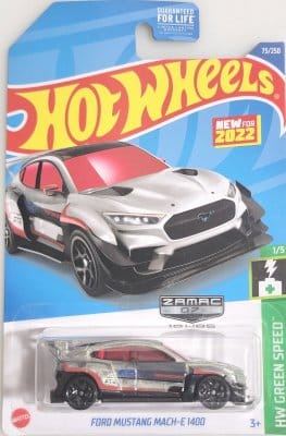 Ford Mustang Mach E-1400 silver (Zamac)- Hot Wheels 1:64