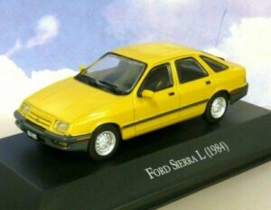 Ford Sierra L 1984 gul - skala 1:43