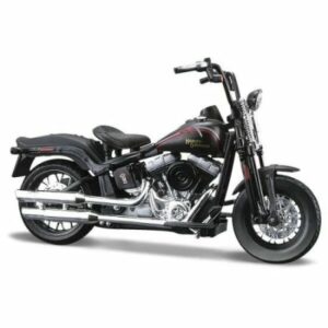 Harley Davidson FLSTB Cross Bones 2008 svart - skala 1:18