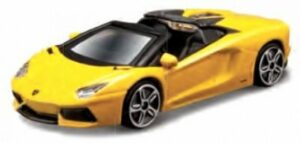 Lamborghini Aventador Roadster 2013 - gul - skala 1:43