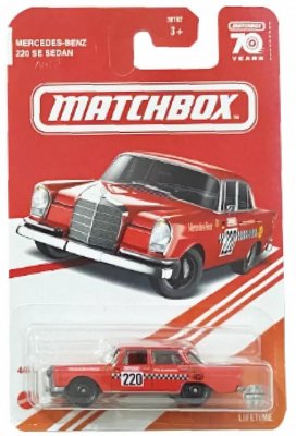 Mercedes Benz 220 SE 1962 röd spec. - Matchbox