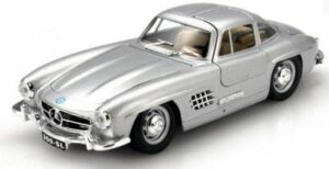 Mercedes 300 SL (W198) 1954 silver - skala 1:24