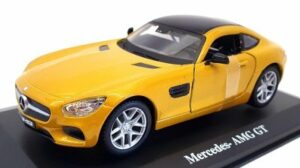 Mercedes AMG GT gul - skala 1:32