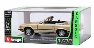 Mercedes Benz 450 SL brun/guld - skala 1:32