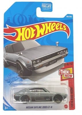 Nissan Skyline 2000GT-R silver - Hot Wheels 1:64