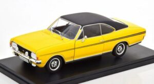 Opel Commodore A GS/E 1970 gul/svart - skala 1:24