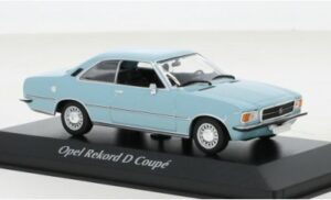 Opel Rekord D 1975 ljusblå - skala 1:43
