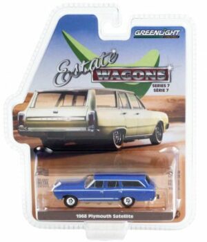 Plymouth Satellite GTX 1968 blå - Greenlight 1:64