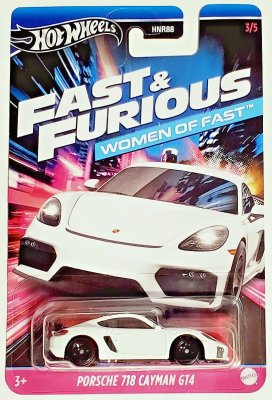 Porsche 718 Cayman GT4 Fast & Furious - Hot Wheels 1:64