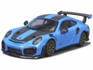 Porsche 911 GT2 RS blå - skala 1:43