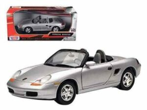 Porsche Boxster Cab 2010 silver - Skala 1:24