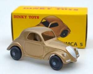Simca 5 brun - skala 1:43