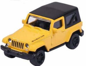 Jeep Rubicon gul/svart - Majorette 7,5 cm
