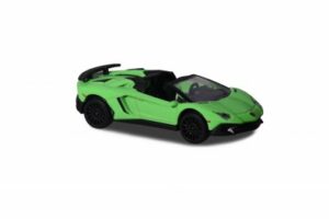 Lamborghini Aventador roadster grön - Majorette 7,5 cm