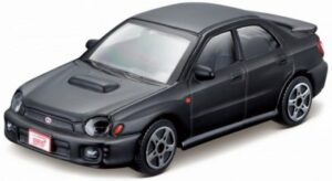 Subaru Impreza svart - skala 1:43