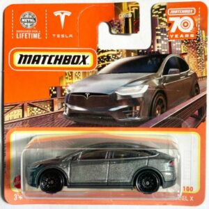 Tesla Model X grå - Matchbox 1:64