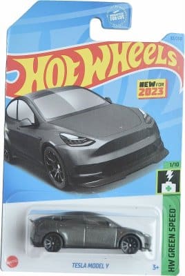 Tesla Model Y grå/svart - Hot Wheels 1:64