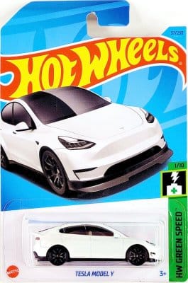 Tesla Model Y vit - Hot Wheels 1:64