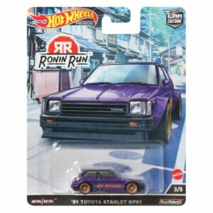 Toyota Starlet KP61 1981 lila - Hot Wheels 1:64