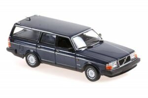 Volvo 240 GL Kombi 1986 blå - skala 1:43