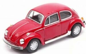 VW Beetle / Bubbla - röd - skala 1:43