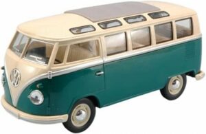 VW Buss T1 1950-67 grön/vit - skala 1:24