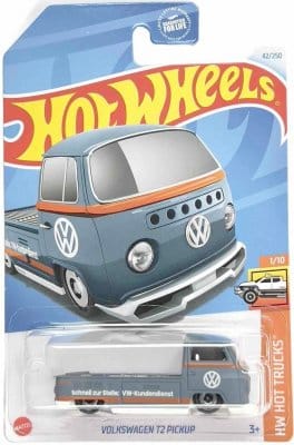 VW T2 Pickup grå/blå - Hot Wheels 1:64