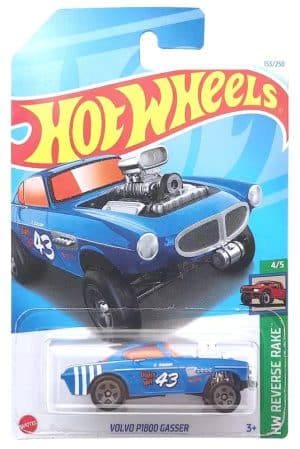 Volvo P1800 Gasser blå - Hot Wheels 1:64