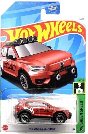 Volvo XC40 Recharged röd - Hot Wheels 1:64