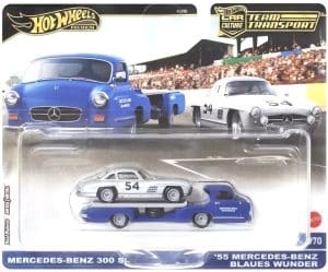 Mercedes Benz 300SL & Mercedes Blaues Wunder 55 - Hot Wheels 1:64
