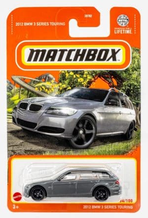 BMW 3 series touring 2012 grå - Matchbox 1:64
