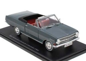 Opel Rekord A Cabriolet 1964 grå - skala 1:24