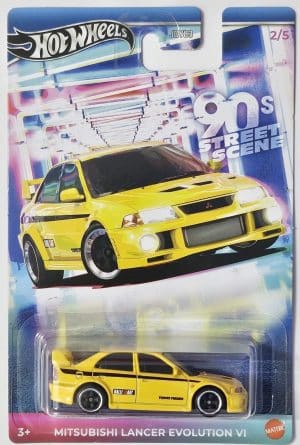 Mitsubishi Lancer Evolution VI 90s Street Scene - Hot Wheels 1:64
