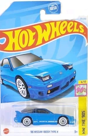Nissan 180SX Type X 1996 blå - Hot Wheels 1:64