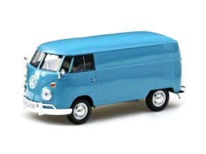 VW T1 Type 2 Delivery Van 1962 blå - Skala 1:24